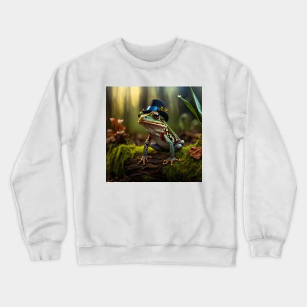 Fancy FrOGger Crewneck Sweatshirt by myepicass